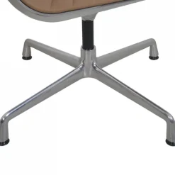 Vintage EA103 Stühle aus beigefarbenem Leder von Charles Eames, 2019, 4er Set