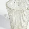 Vintage Eiskübel aus Geformtem Glas, 1960er