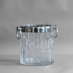 Vintage Eiskübel mit Chrom, 1970
