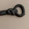 Vintage Flaschenöffner aus Messing mit Seil & Knoten, 1960er