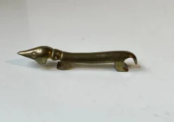 Vintage Flaschenöffner aus Messing von Bosse, 1950er