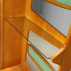 Vintage Flurschrank mit Konsole aus Glas, 1950er