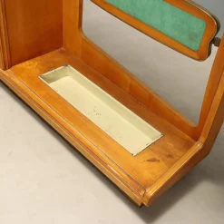 Vintage Flurschrank mit Konsole aus Glas, 1950er