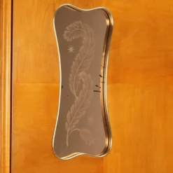 Vintage Flurschrank mit Konsole aus Glas, 1950er