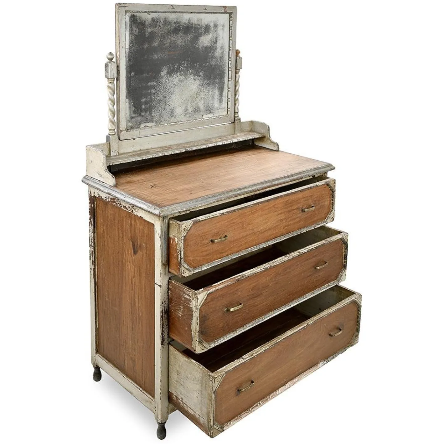 Vintage Frisiertisch aus Holz