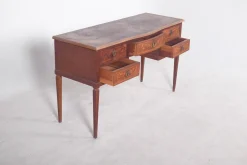 Vintage Frisiertisch aus Holz mit Intarsien, 1920er