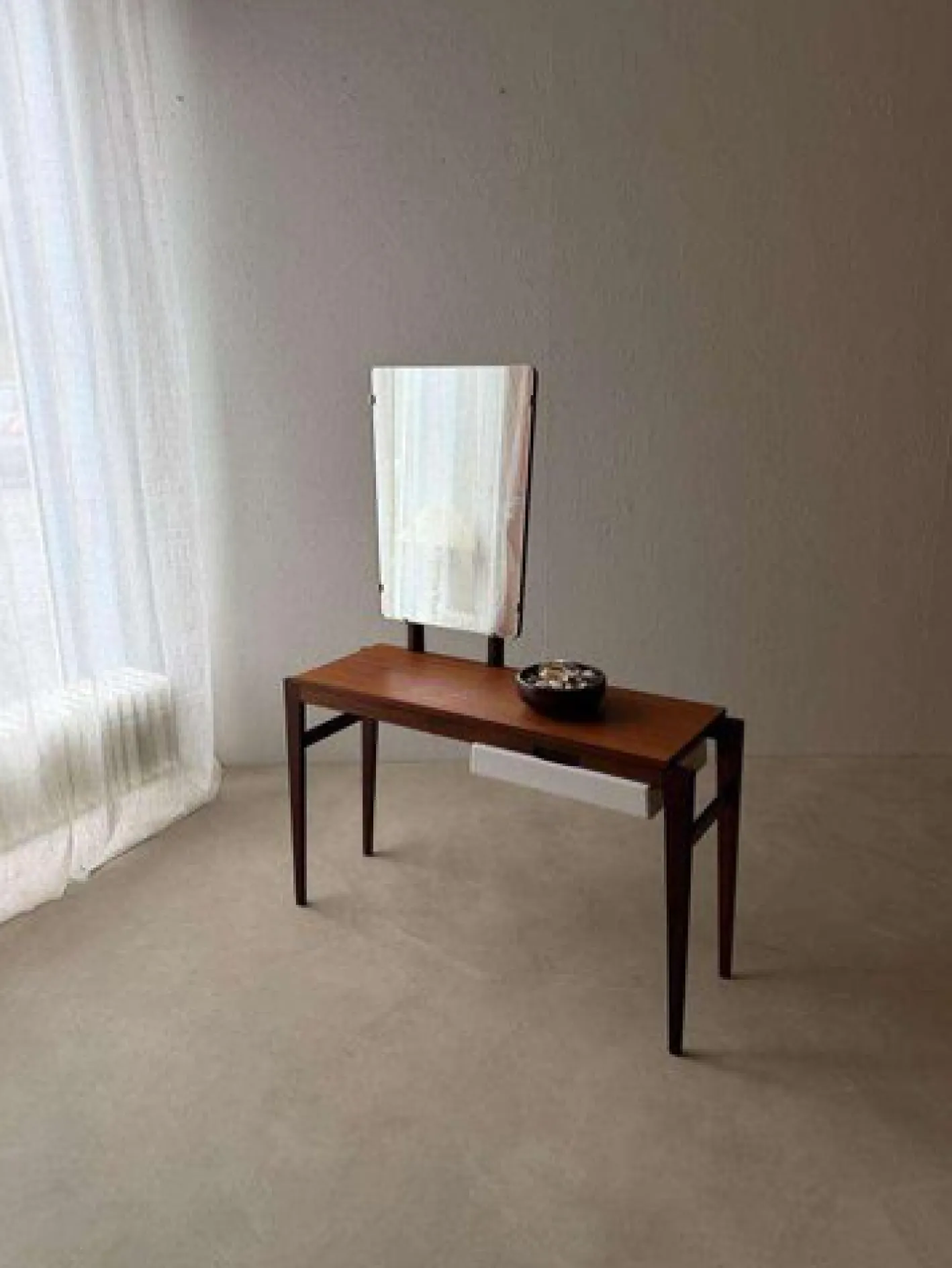 Vintage Frisiertisch aus Mahagoni & Teak, 1960er