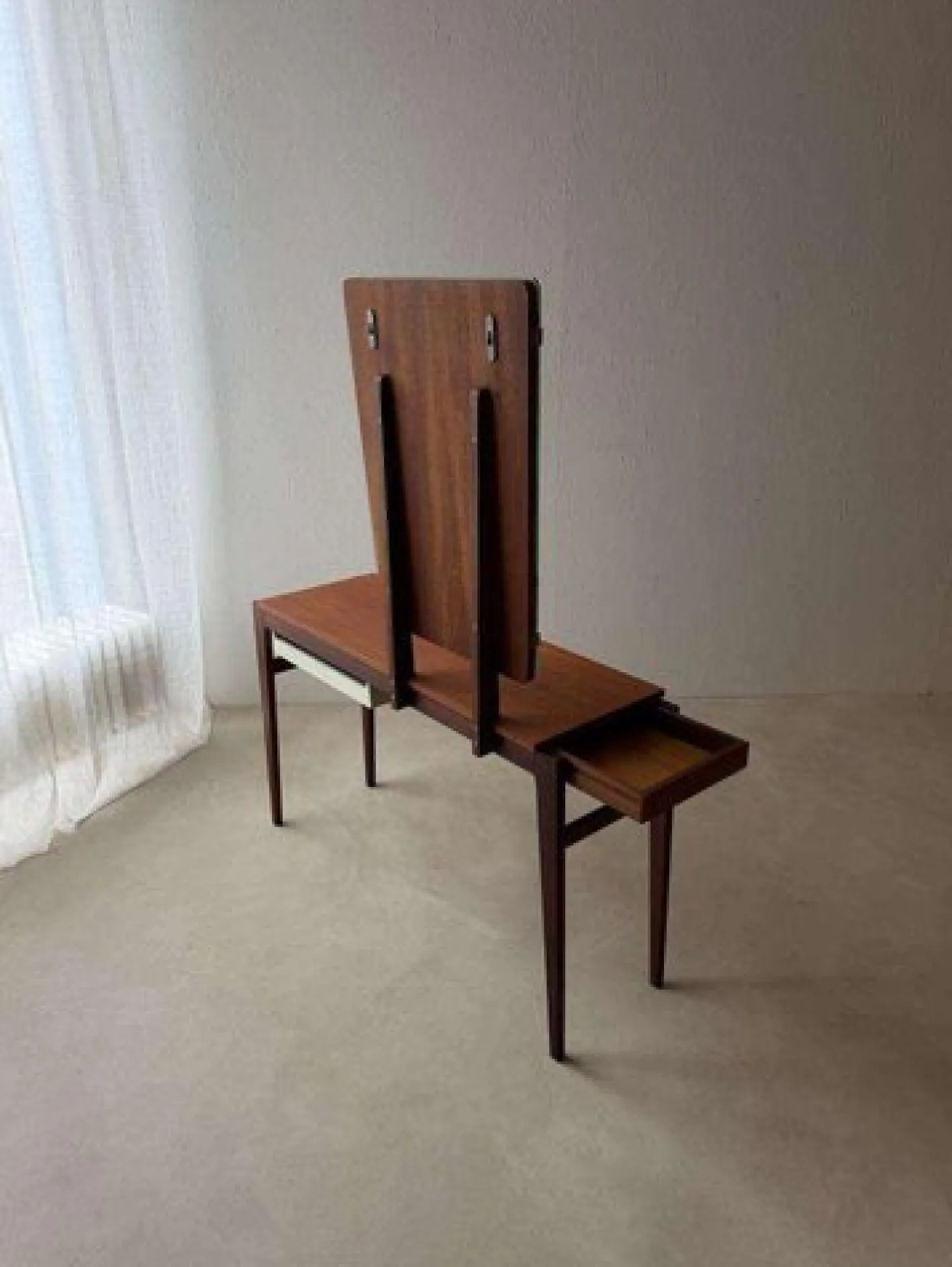 Vintage Frisiertisch aus Mahagoni & Teak, 1960er