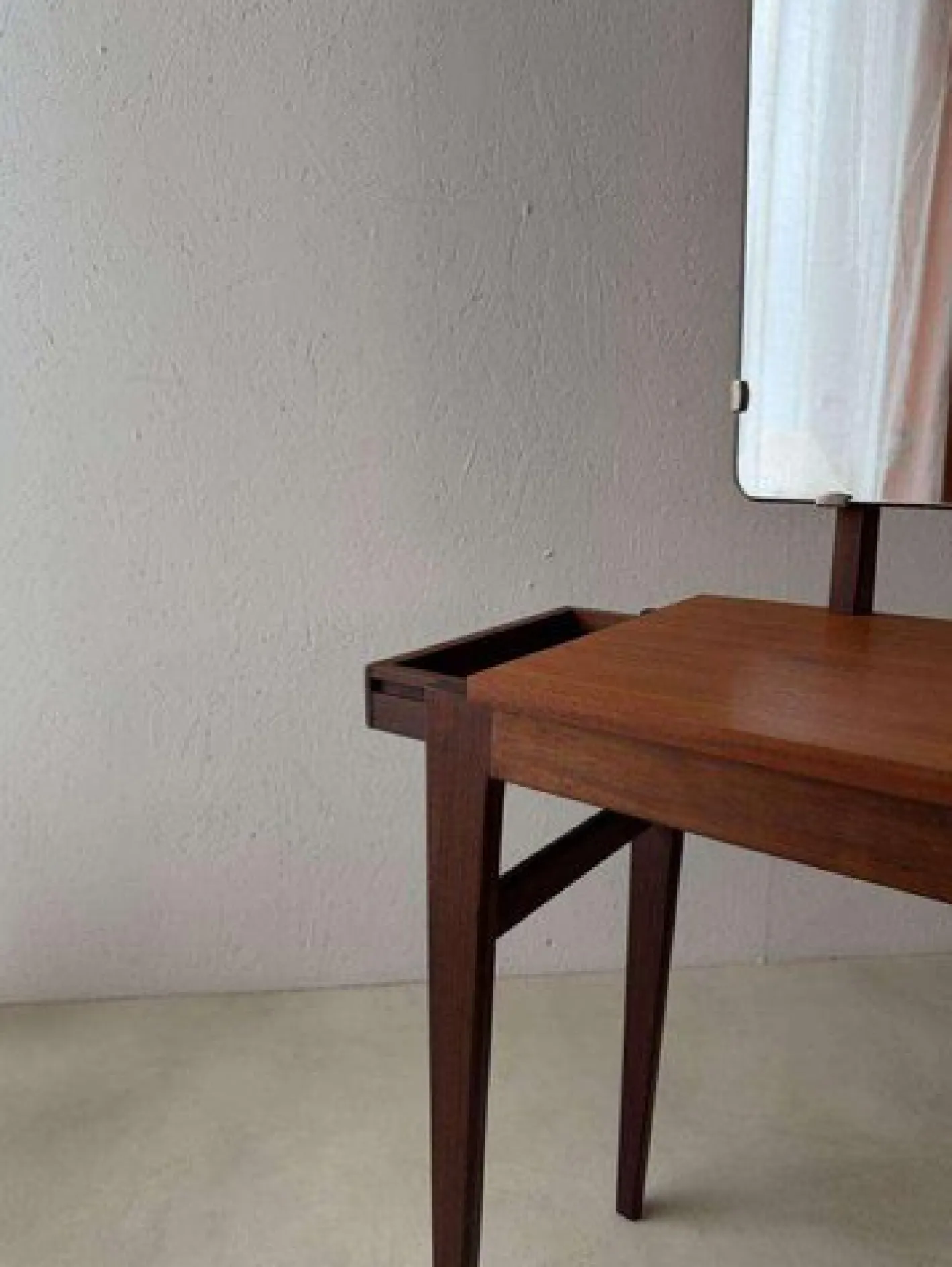 Vintage Frisiertisch aus Mahagoni & Teak, 1960er