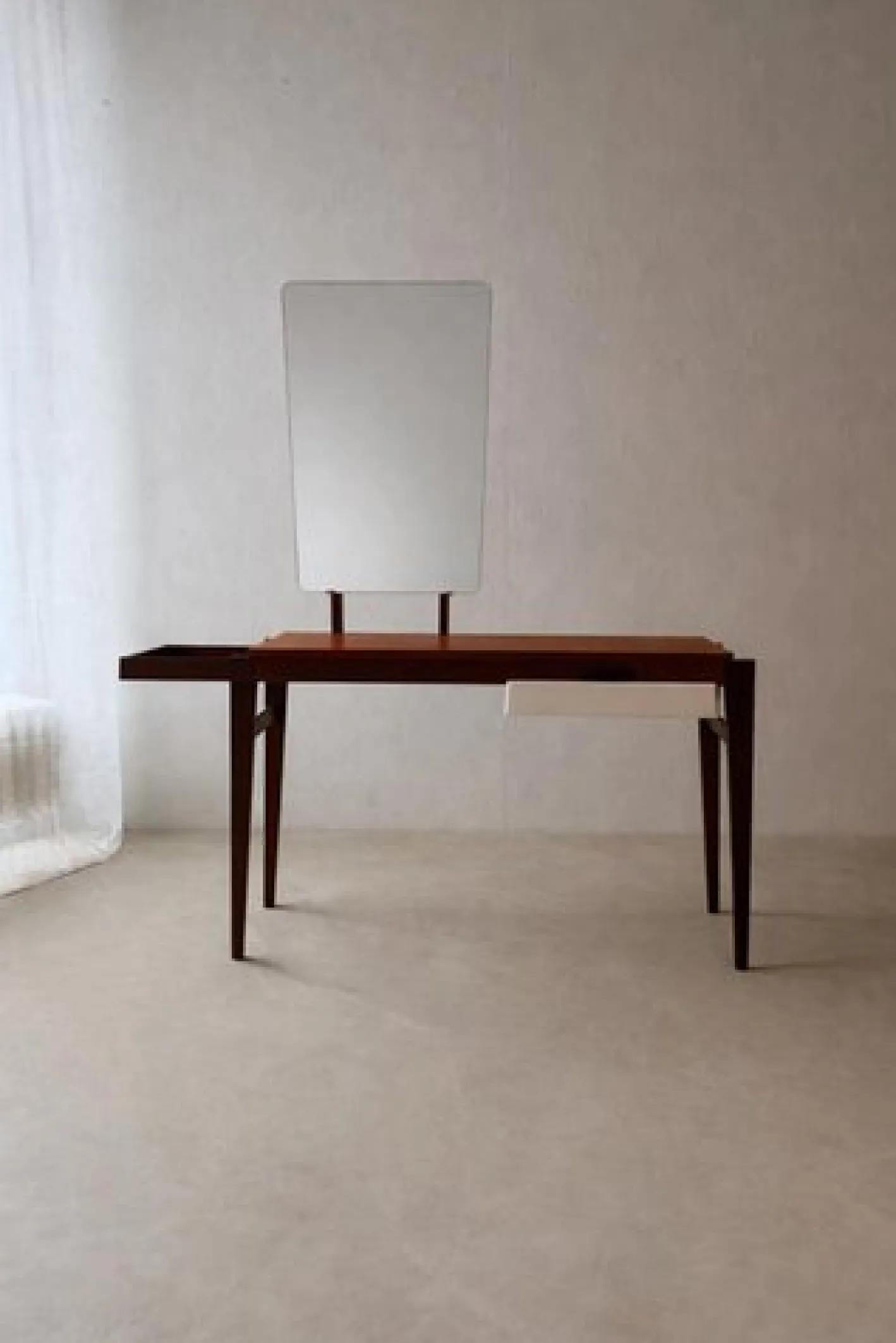 Vintage Frisiertisch aus Mahagoni & Teak, 1960er