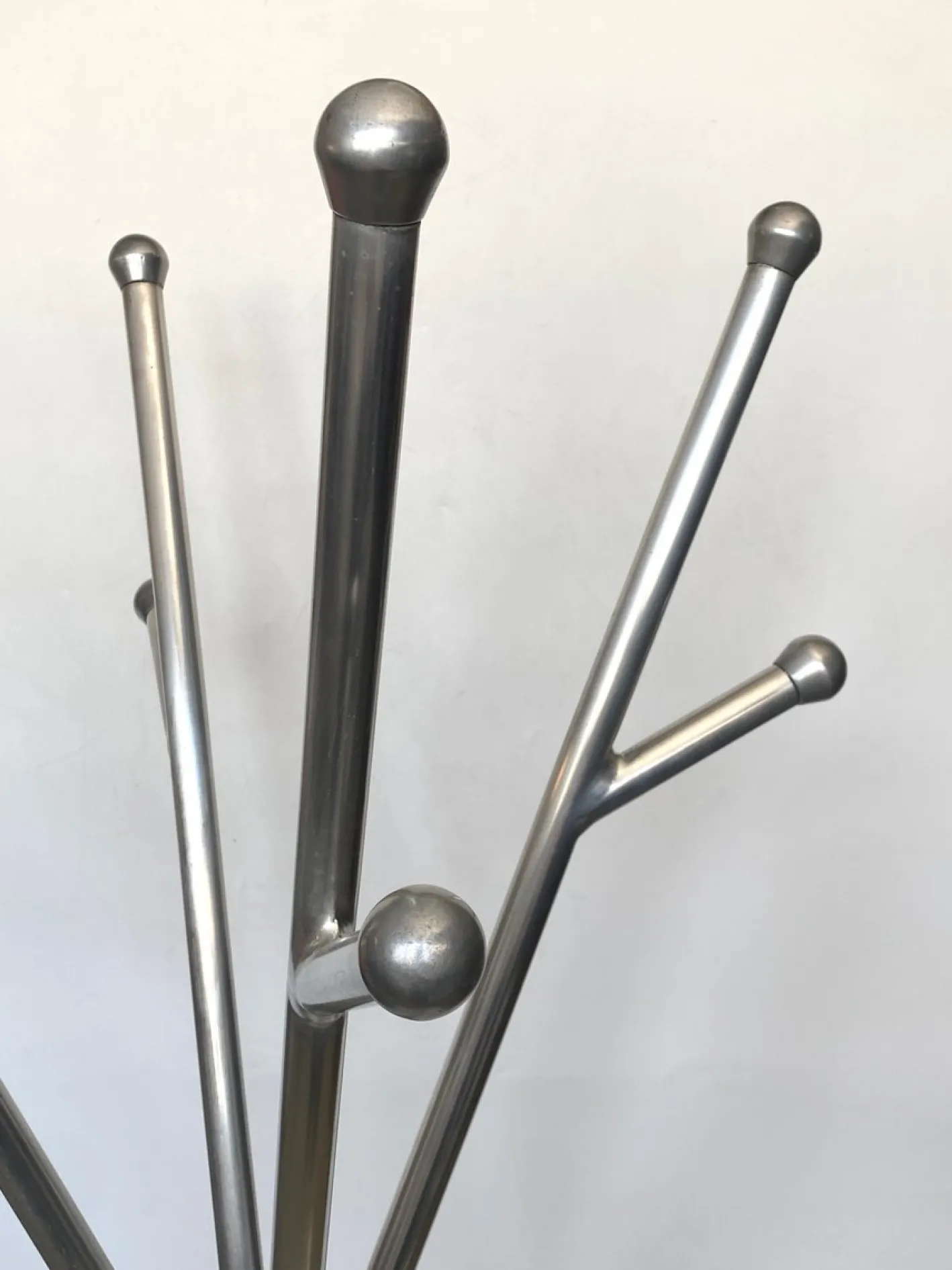 Vintage Garderobe aus Aluminium von Reggio Emilia, Italien, 1970er
