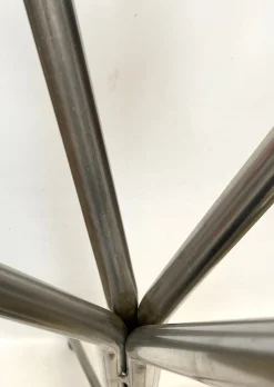 Vintage Garderobe aus Aluminium von Reggio Emilia, Italien, 1970er