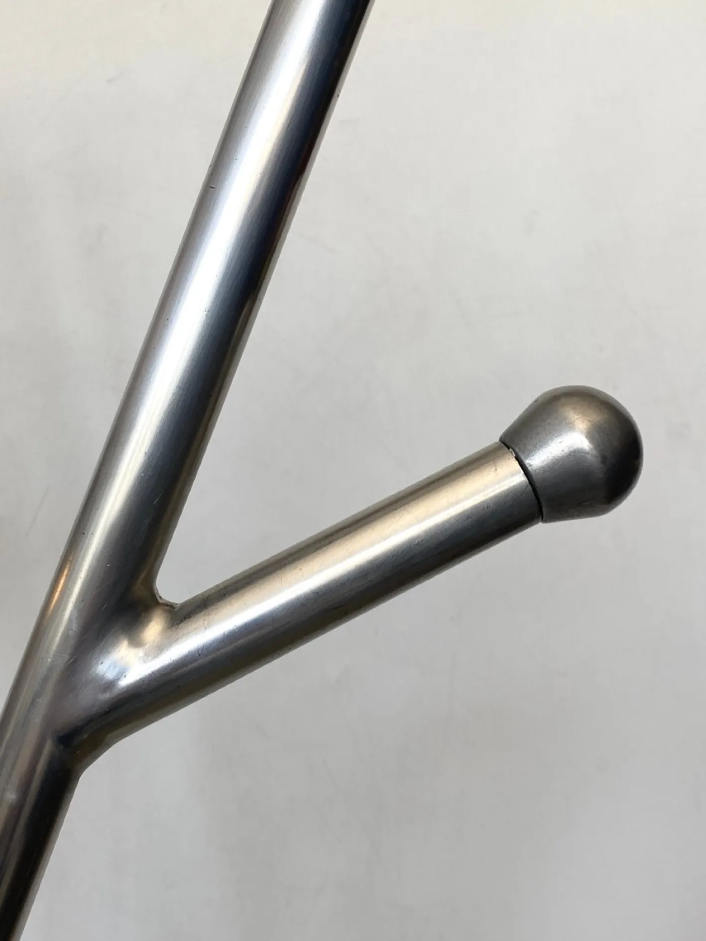 Vintage Garderobe aus Aluminium von Reggio Emilia, Italien, 1970er