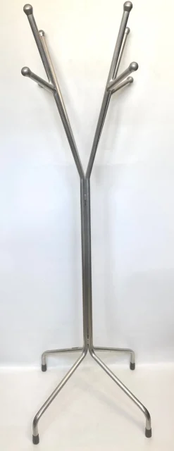 Vintage Garderobe aus Aluminium von Reggio Emilia, Italien, 1970er
