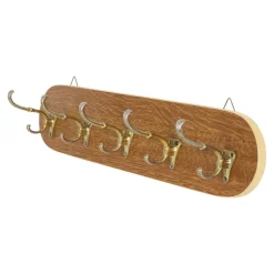 Vintage Garderobe aus Holzfurnier, 1950er
