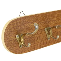 Vintage Garderobe aus Holzfurnier, 1950er