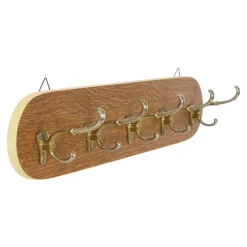 Vintage Garderobe aus Holzfurnier, 1950er
