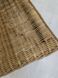 Vintage Gartenstuhl aus Rattan, 1960er