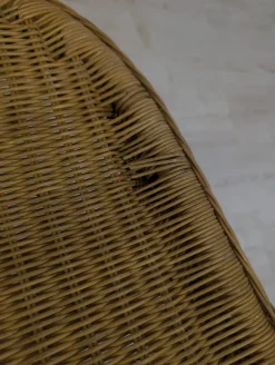 Vintage Gartenstuhl aus Rattan, 1960er