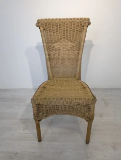 Vintage Gartenstuhl aus Rattan, 1960er