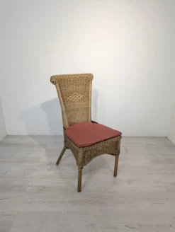 Vintage Gartenstuhl aus Rattan, 1960er