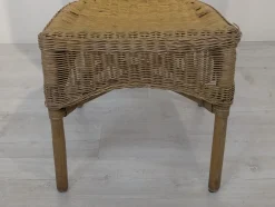 Vintage Gartenstuhl aus Rattan, 1960er