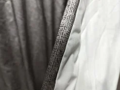 Vintage gefütterte schwere Vorhänge