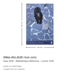Vintage Gilles Aillaud Poster, 2010