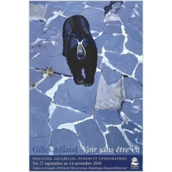Vintage Gilles Aillaud Poster, 2010