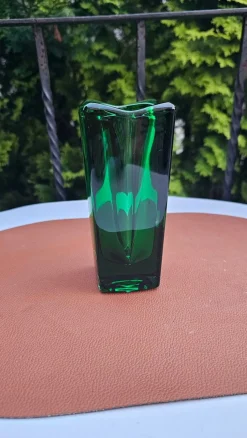 Vintage Glasvase von Jiri Zejmon für Rosice Glassworks, 1960er