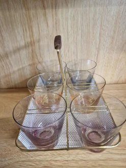 Vintage Gläser, 1960er, 7 . Set