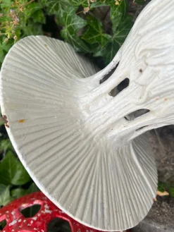 Vintage Gusseisen Pilz Gartenlaterne