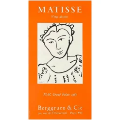 Vintage Henri Matisse Poster, 1985