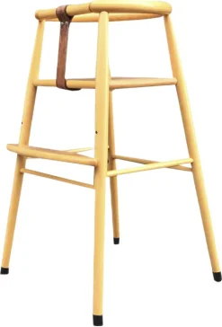 Vintage High Baby Chair in Beech by Nanna Ditzel
