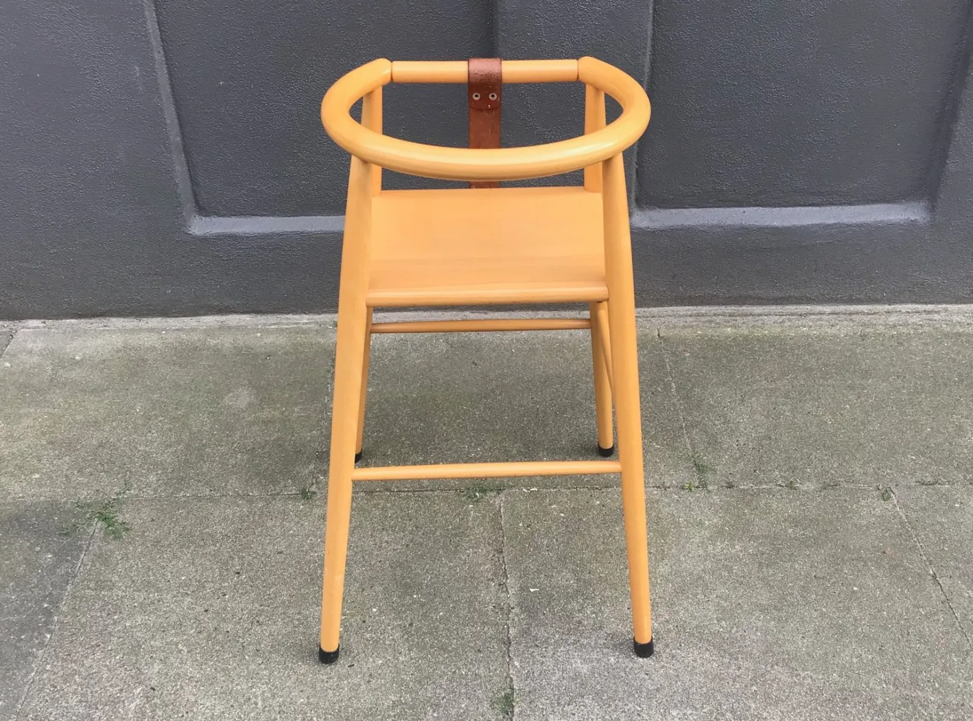 Vintage High Baby Chair in Beech by Nanna Ditzel