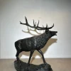 Vintage Hirschskulptur aus Bronze