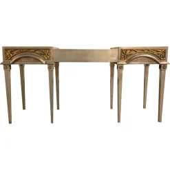 Vintage Hollywood Regency Frisiertisch von James Mont, 1950er
