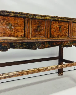 Vintage Holz Konsolentisch, 1920er