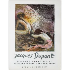 Vintage Jacques Dupont Poster, 1967