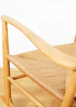 Vintage J16 Schaukelstuhl von Hans J. Wegner für FDB Møbler, 1960er