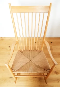 Vintage J16 Schaukelstuhl von Hans J. Wegner für FDB Møbler, 1960er