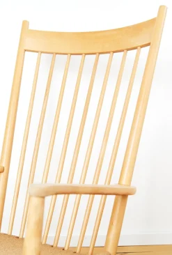 Vintage J16 Schaukelstuhl von Hans J. Wegner für FDB Møbler, 1960er