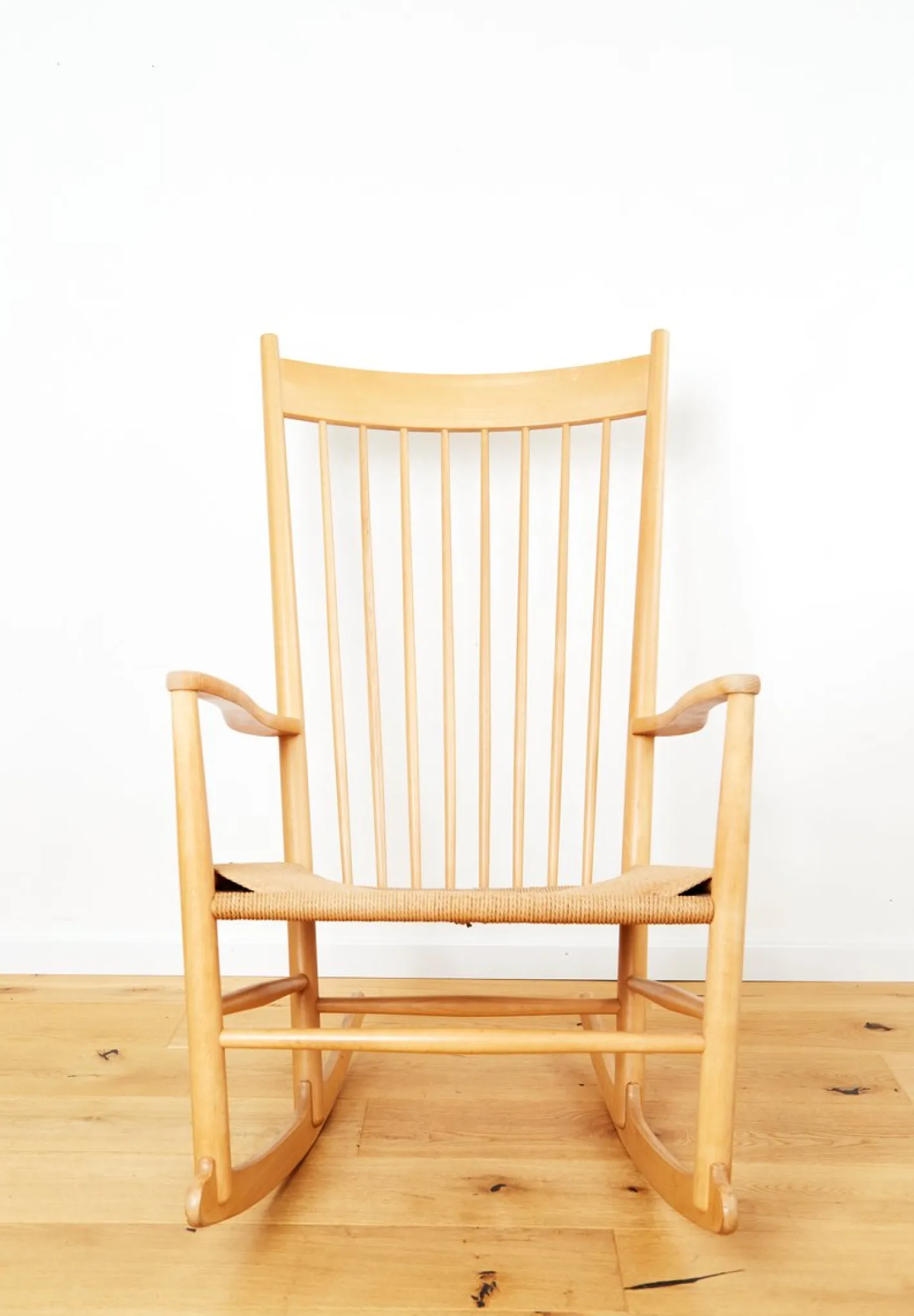 Vintage J16 Schaukelstuhl von Hans J. Wegner für FDB Møbler, 1960er