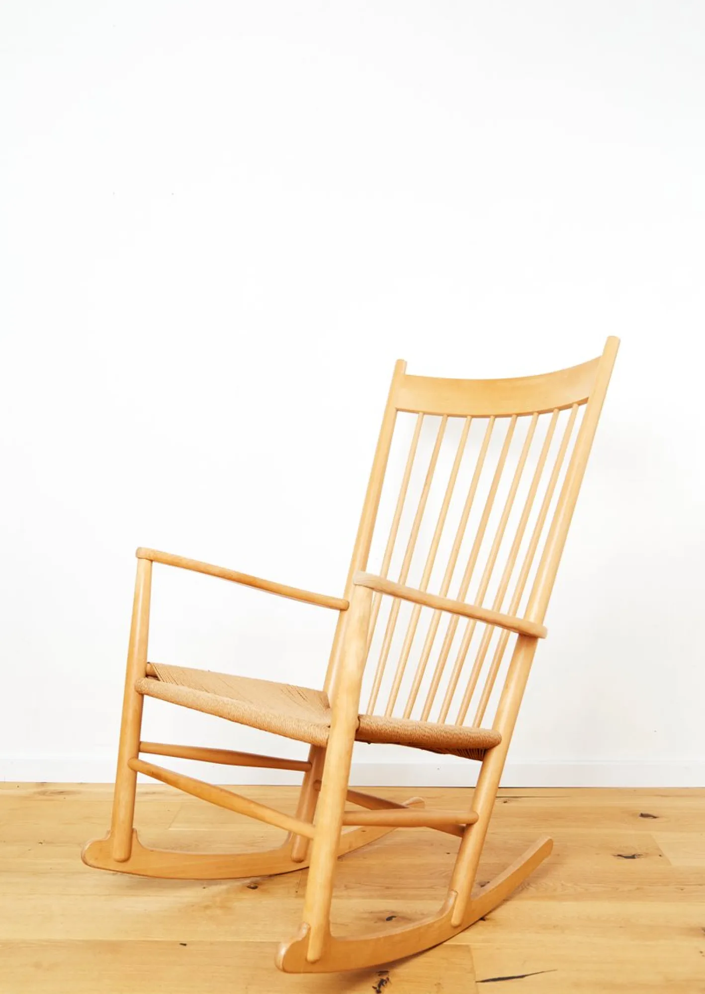 Vintage J16 Schaukelstuhl von Hans J. Wegner für FDB Møbler, 1960er