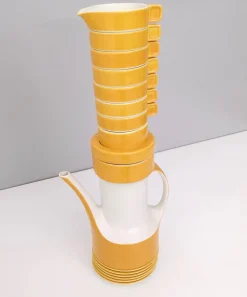 Vintage Kaffee- oder Teeservice von Riccardo Schweizer für Pagnossin Ceramica, 1970er, 16 Set