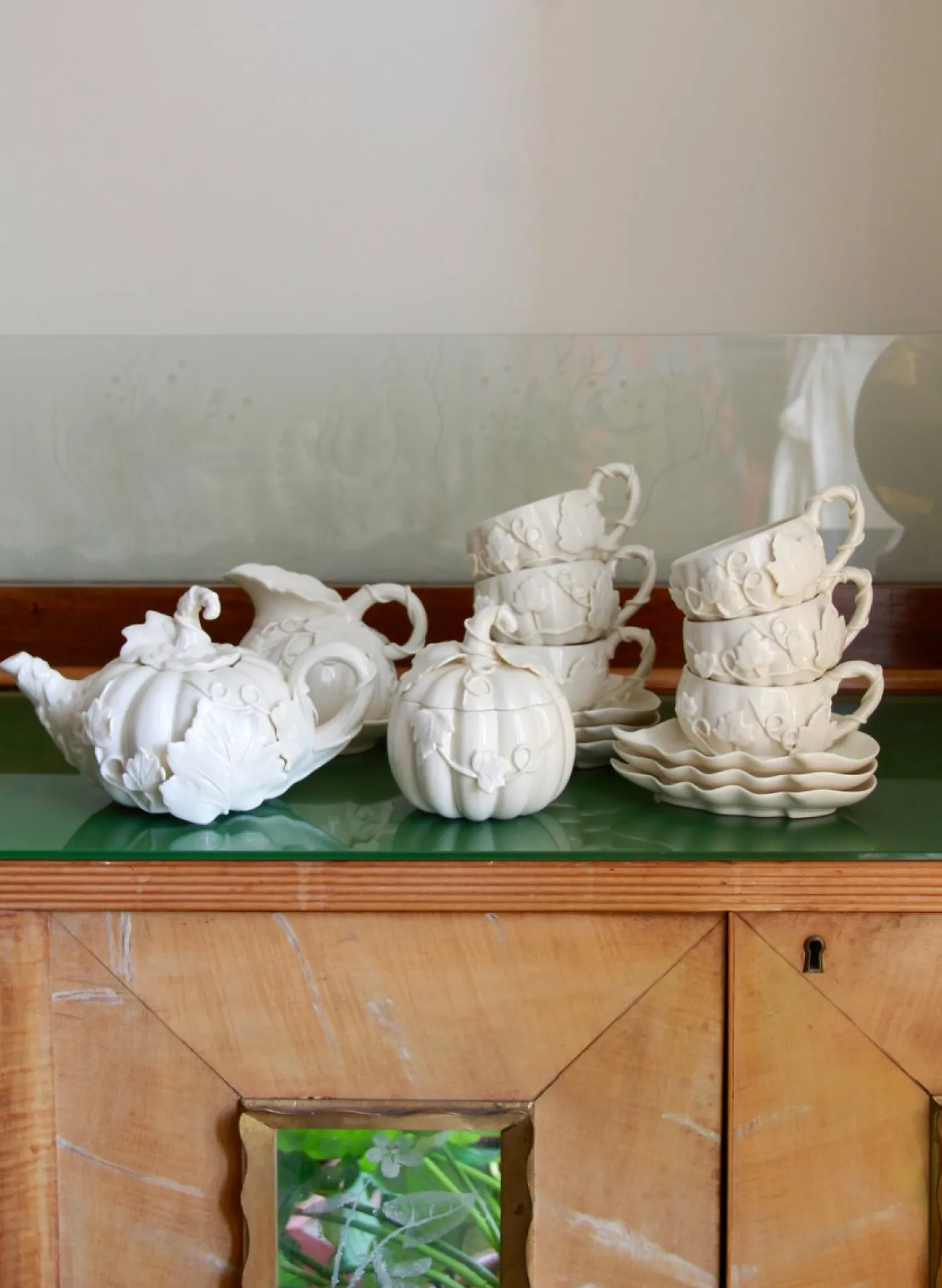 Vintage Kaffeeservice aus Porzellan von Henriette, 1990er, 10er Set