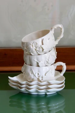 Vintage Kaffeeservice aus Porzellan von Henriette, 1990er, 10er Set
