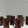 Vintage Kaffeetassen aus Keramik von Carry Heesen, 8er Set