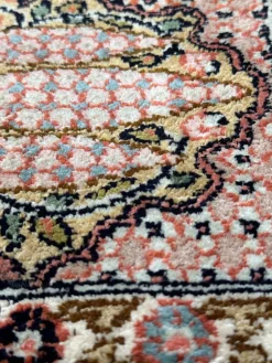 Vintage Kaschmir Teppich aus Seide, 1980er