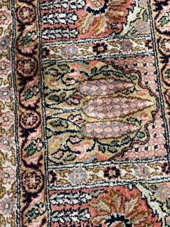 Vintage Kaschmir Teppich aus Seide, 1980er